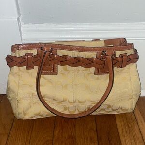 Vintage Gold Coach Purse